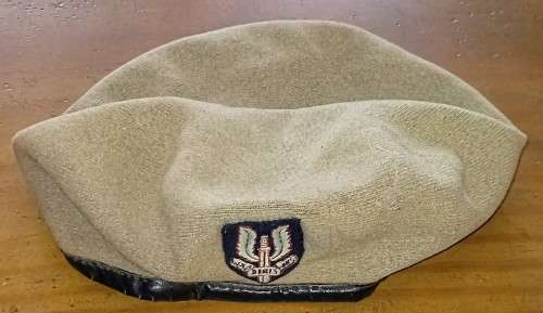 Rhodesian SAS Beret with Badge. Very Small Size. 52cm Circumference