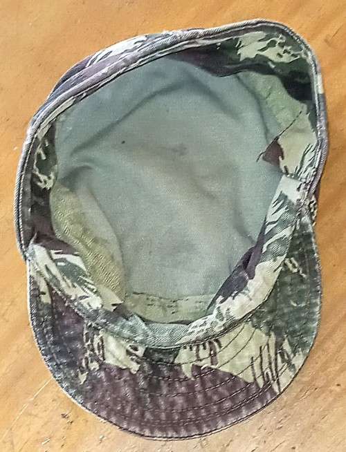 Portuguese Camo Bush Cap. Very small size. 52cm Circumference