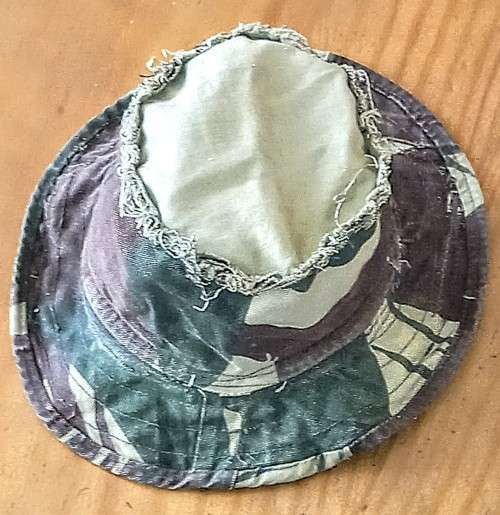 Rhodesian Camo Bush Hat. Very small size. 52cm Circumference