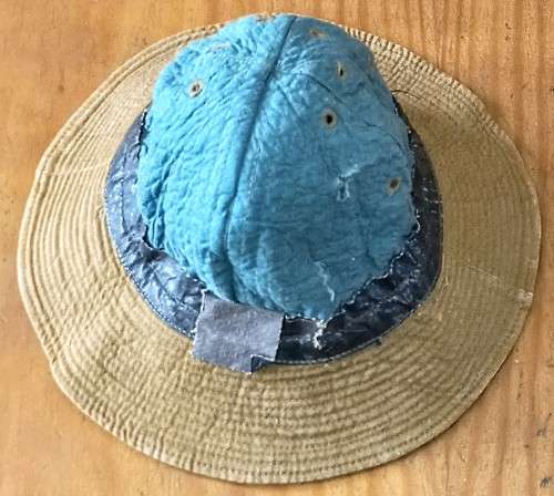 Rhodesian Used Khaki Bush Hat. Not familiar Design. Very small size. 52cm Circumference