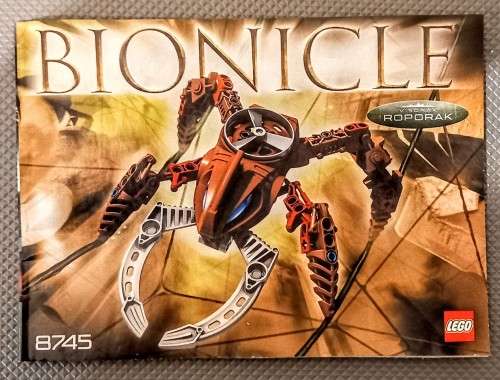 Lego Bionicle Roporak 8745 in Original Container with Instructions