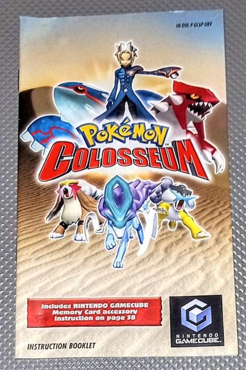 Nintendo GameCube. Pokémon, Colosseum Disc with Instructions. 2004