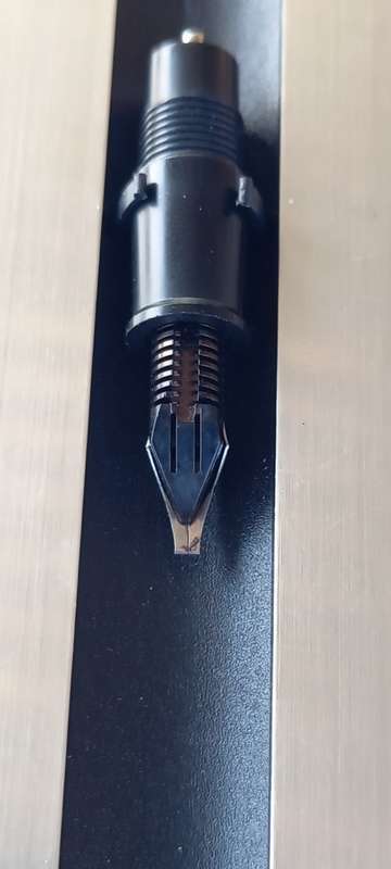 Red and Silver Sheaffer Fountain Pen with 2 extra Nibs and 5 Refills