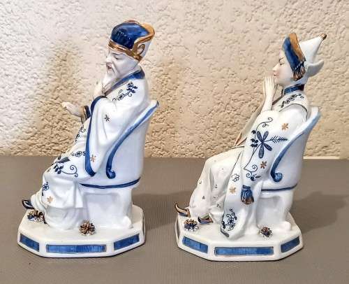 Vintage Vienna Woods Fine China by Mann. Limited Edition. 20cm tall each