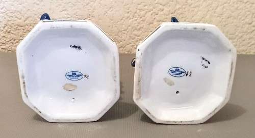 Vintage Vienna Woods Fine China by Mann. Limited Edition. 20cm tall each