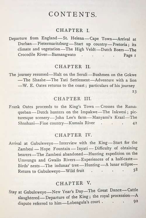 Matabeleland and the Victoria Falls. Limited Edition. Reprint 1971. Hardcover