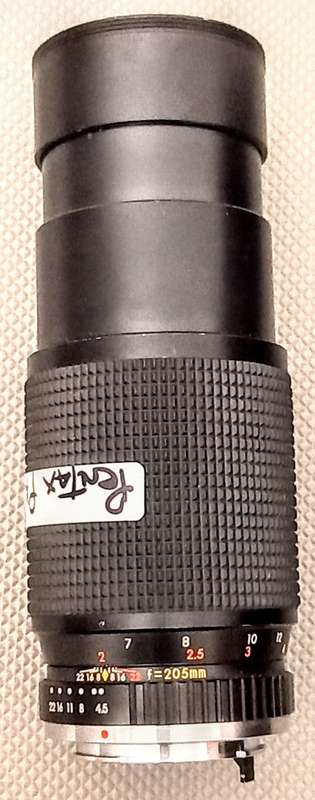 SP Zivnon 1:4.5, 80 - 205mm, TMC Zoom Lens, Pentax K Mount. Read description