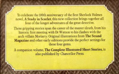 Sherlock Holmes. The Complete illustrated Novels. Hardcover. 1993