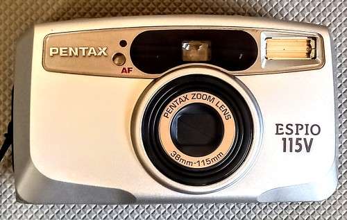 Pentax Espio 115V AF Zoom Lens 38mm-115mm. 35mm Film Camera. Working condition