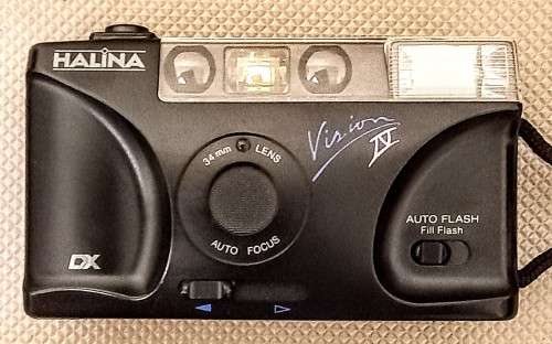 Halina Vision IV AF Sensor 35mm Film Camera in Working Condition