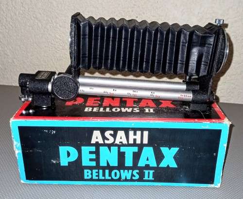 Asahi Pentax Bellows II made in Japan. M42 Lens Mount. Double Rail