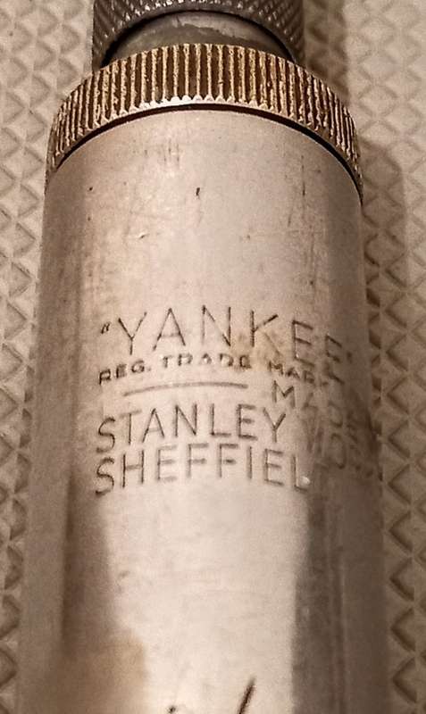 Rare Vintage Stanley Yankee No. 131A Spiral Plunge Ratchet Screwdriver in Working Condition