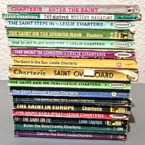 Leslie Charteris. The Saint Softcover Book Collection