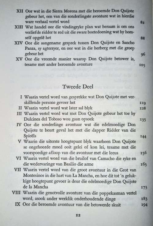 Don Quijote. Hardeband. Vertaal deur André P. Brink. 1966