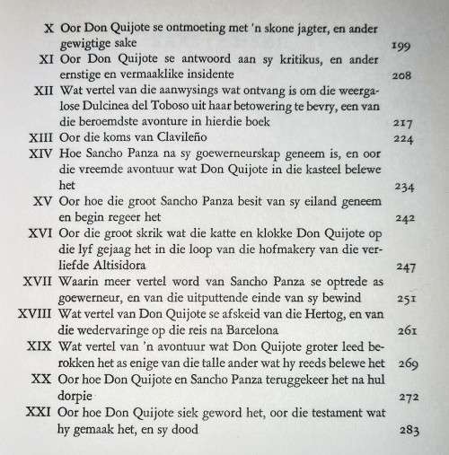 Don Quijote. Hardeband. Vertaal deur André P. Brink. 1966