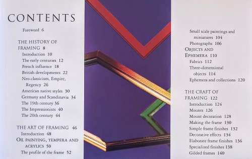 The Art of Framing. Framing and hanging Paintings, Photographs and Collections. Hardcover. 1997