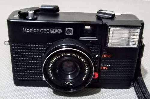 Konica C35 EFP 35mm Film Camera in Working Condition