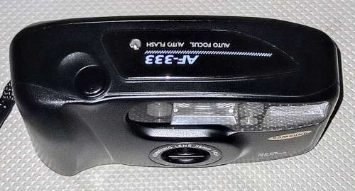 Samsung AF-333 Compact Auto 35mm Film Camera in Working Condition