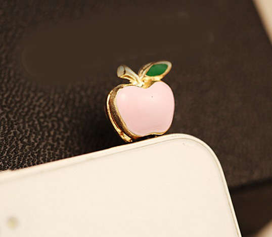APPLE 3.5MM  EARPHONE ANTI DUST PLUG  - PINK