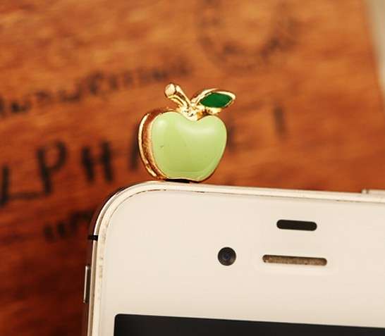 APPLE 3.5MM  EARPHONE ANTI DUST PLUG  - GREEN