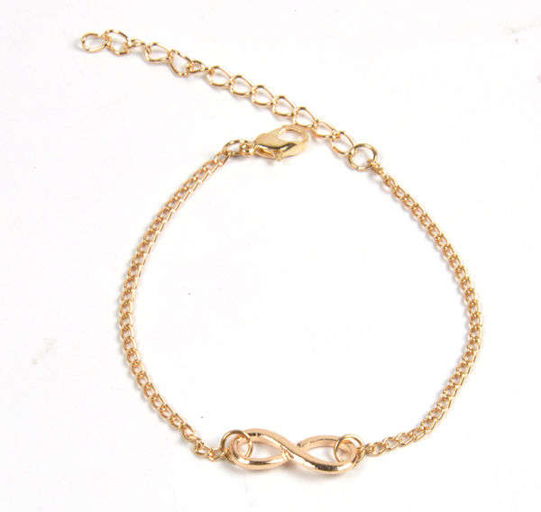 INFINITY GOLD COLOR BRACELET
