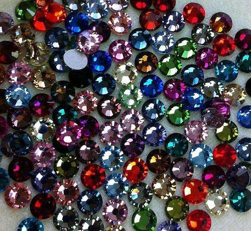 1 x GROSS - SS10 HOT-FIX 2.7 - 2.8 mm CRYSTAL RHINESTONES - MIXED COLORS