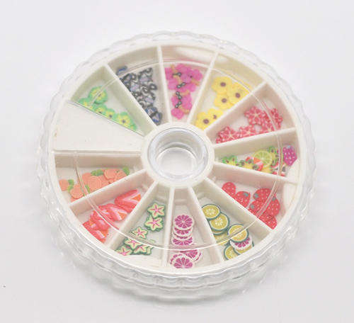 Wheel 800 Slices Mixed Fruit Nail Art Tips Fimo Clay Decoration
