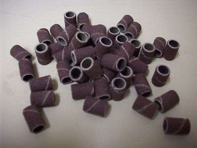 10 x SANDING BANDS FOR ELECTRICAL NAIL FILE MACHINE - Grit 80#