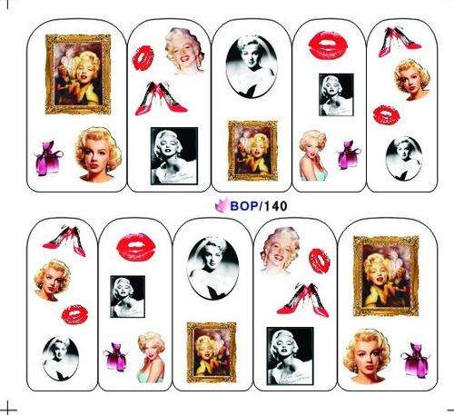 MARILYN MONROE SERIES NAIL ART #140
