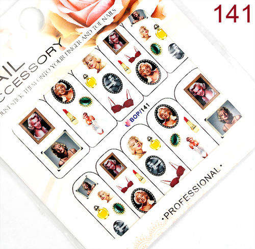 MARILYN MONROE SERIES NAIL ART #141
