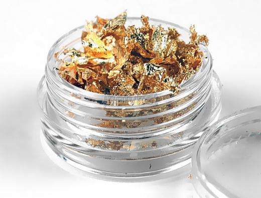 GOLD FOIL FLAKES FOR NAIL ART & CRAFTS