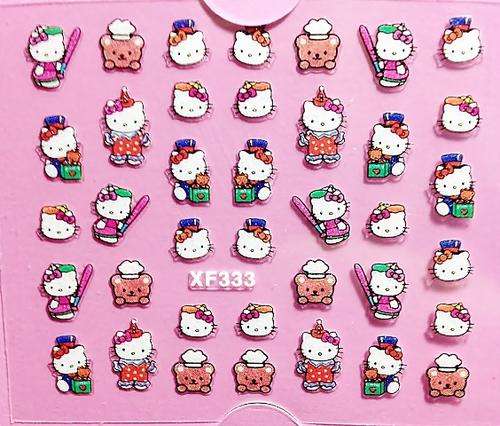 NAIL ART - HELLO KITTY