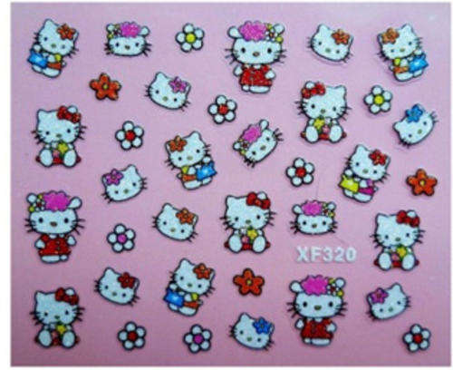 NAIL ART - HELLO KITTY