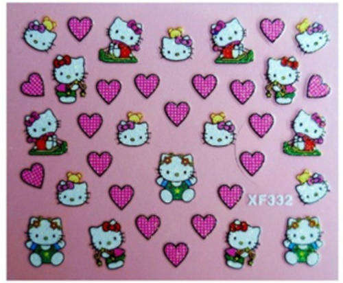 NAIL ART - HELLO KITTY