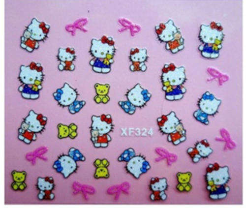 NAIL ART - HELLO KITTY