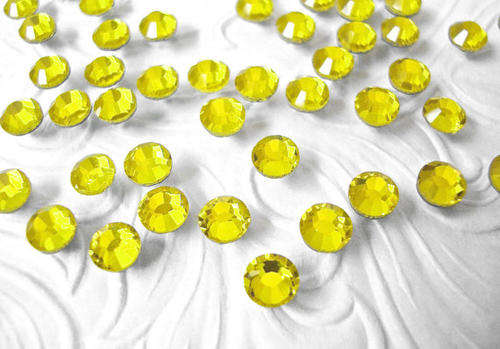 1 x GROSS - SS10 HOT-FIX 2.7 - 2.8 mm CRYSTAL RHINESTONES - CITRINE
