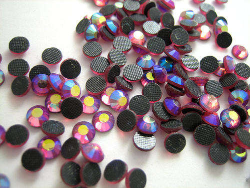 1 x GROSS - HOT-FIX SS6 1.9 - 2 mm AB CRYSTAL RHINESTONES - ROSE