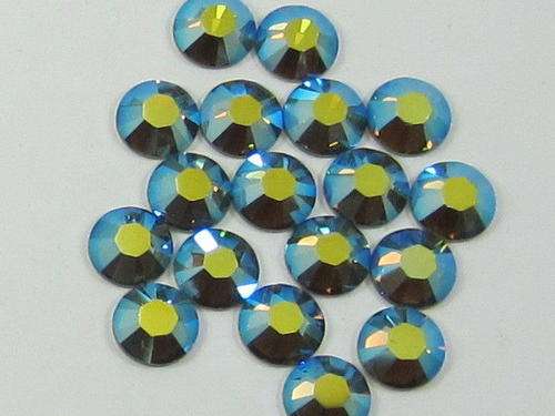 1 x GROSS - SS16 GLUE ON 3.8 - 4 mm AB CRYSTAL RHINESTONES - OLIVINE