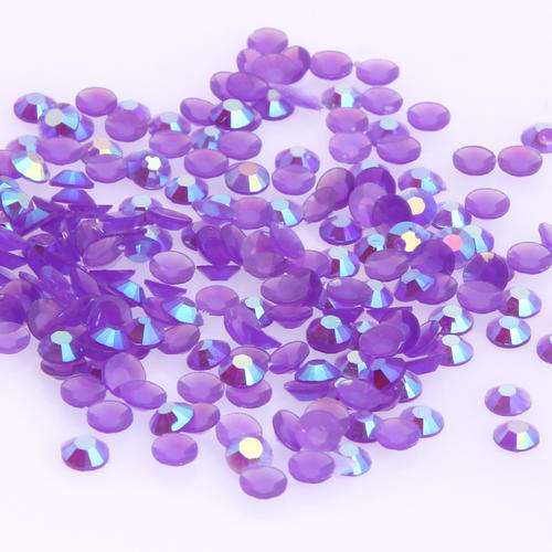 100PCS 3MM JELLY RHINESTONE FOR NAIL  ARTS & CRAFTS - PURPLE