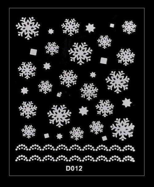 NAIL ART - SNOWFLAKE