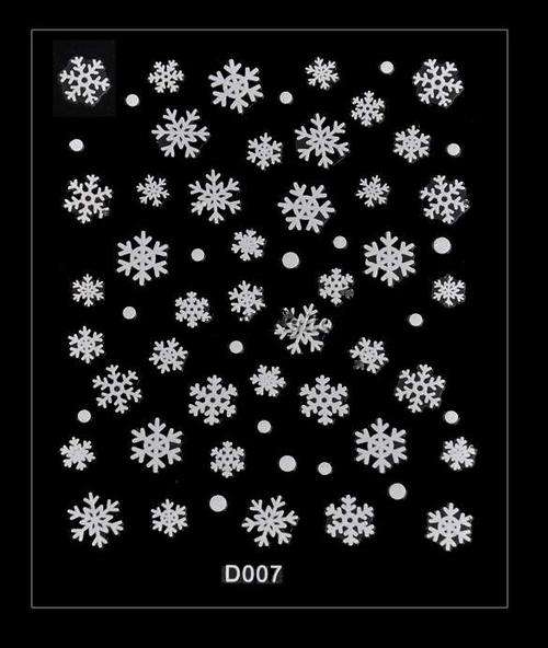 NAIL ART - SNOWFLAKE