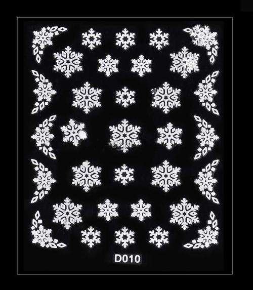 NAIL ART - SNOWFLAKE