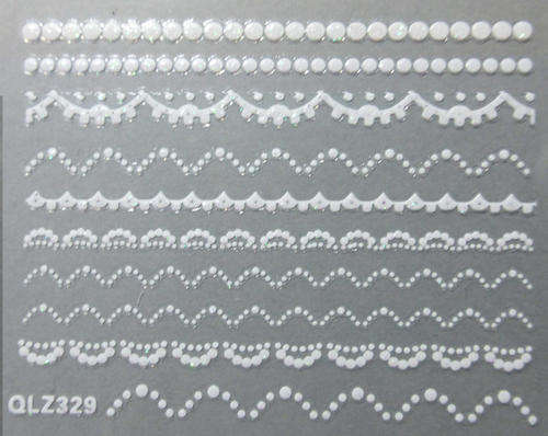 NAIL ART - WHITE LACE