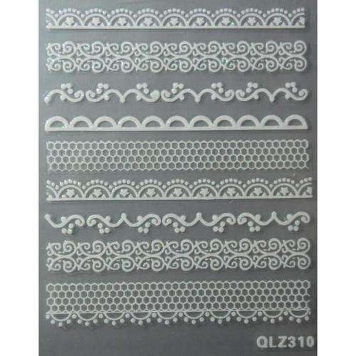 NAIL ART - WHITE LACE