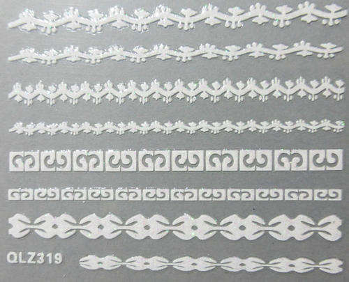NAIL ART - WHITE LACE