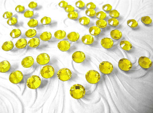 1 x GROSS - HOT-FIX SS16  3.8 - 4 mm CRYSTAL RHINESTONES -CITRINE