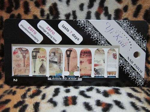 NAIL ART - FULL COVER WRAP