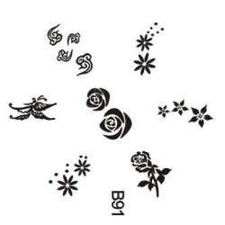 NAIL ART STAMPING PLATE