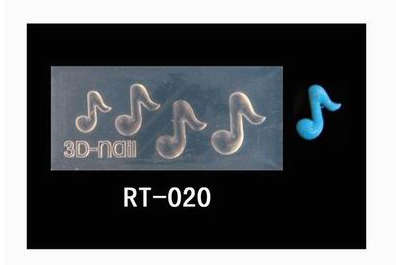 3D CLEAR SILICONE NAIL ART MOLD