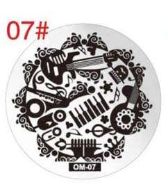 NAIL ART IMAGE STAMPING PLATE (OM-07)
